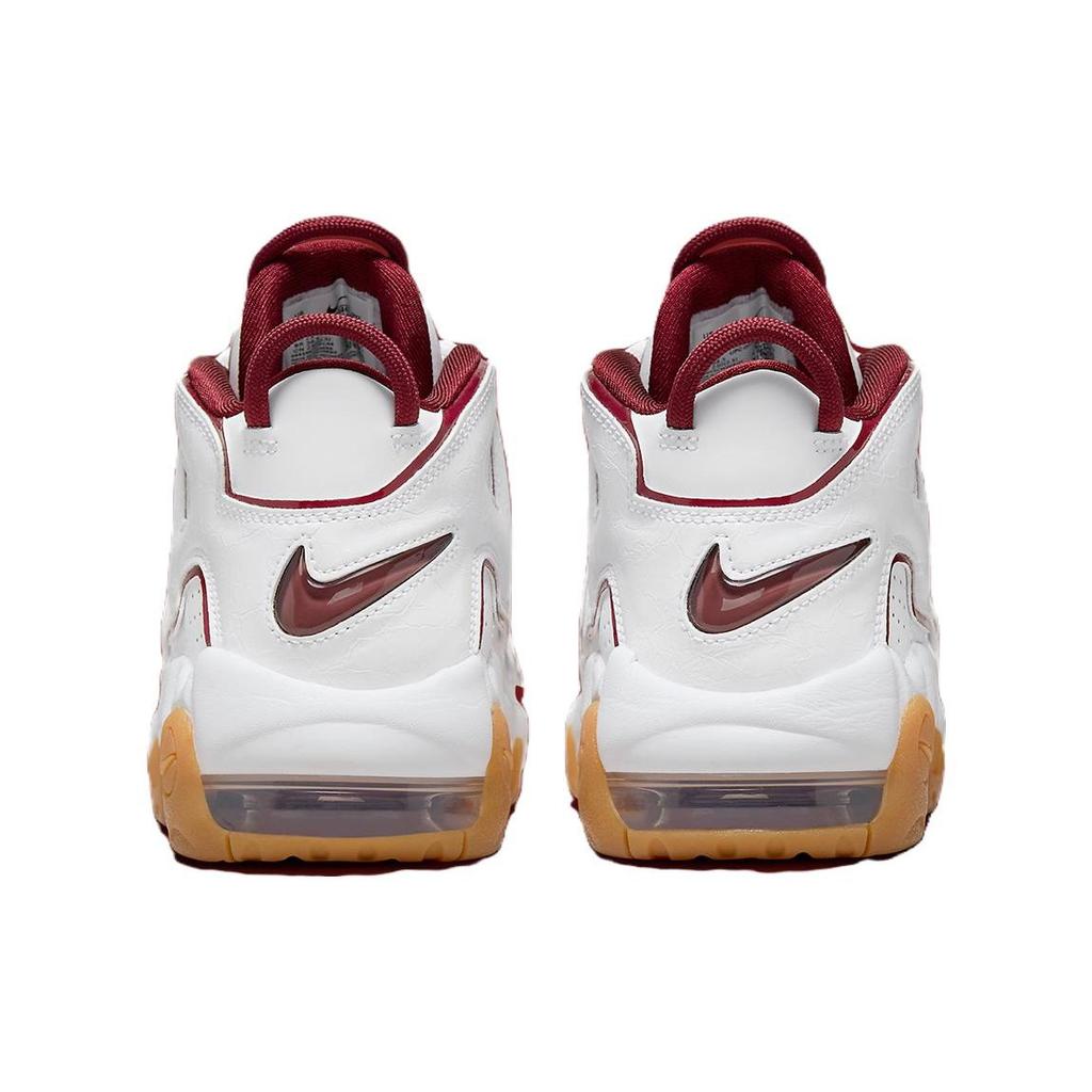 Nike Детские кроссовки Air More Uptempo GS White Team Red Gum Gum-Светло-Коричневые FJ2846-100