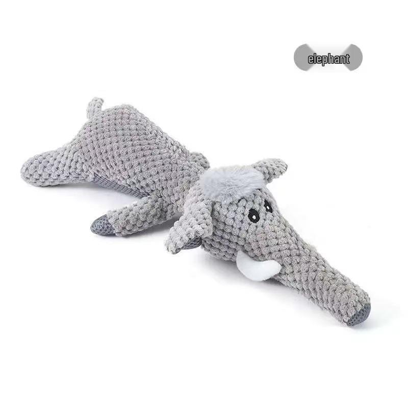 Неразрушимая плюшевая игрушка для собаки: Желтый утенок-компаньон, устойчивый к укусам