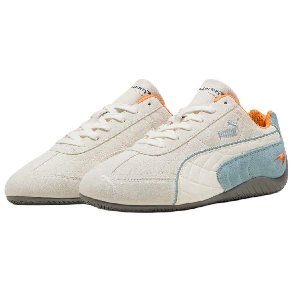 Puma Кеды Speedcat Мужские Теплый Белый Синий Оранжевый 309452-03