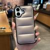 Зимняя теплая пуховая куртка Чехол-пуховик Для iPhone 17Air 17 16 15 14 13 12 11 Pro Max Plus Мягкая ткань Ударопрочный бампер
