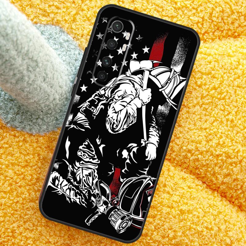 Чехол Пожарный Герой Пожарный Для Xiaomi 17 Pro Max 13 14 15 Ultra 13T 14T 15T Чехол Для POCO X7 X5 X6 F5 F6 F7 F8 Pro