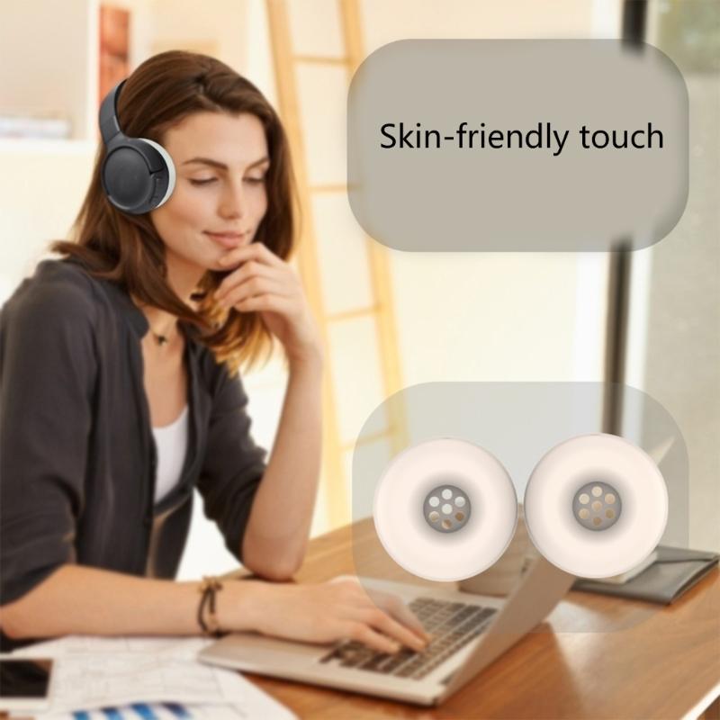 Silicone Replacement Ear Pad for Tune 520BT Headphones Sweatproof Washable Earpads Covers Accessories Headphones