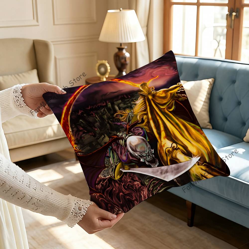 AAvenged Sevenfold Band Printed Pillow Cover Cushion Case Simple Sofa Pillow Case No Pillow Core