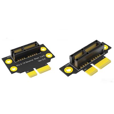 Карта-райзер PCIE X1 Адаптеры 90 градусов Карта-удлинитель PCIE Карта расширения для корпусов серверов малого форм-фактора 1U/2U