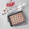 CandyKiki Washable and Reusable Macaron Sheet, Thick Silpat, Heat-Resistant, Oven/Microwave Safe, Silicone Mat, Baking Sheet, Dumarl Baking Mat, Cooki