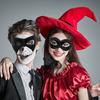 Party Masque Adults Retro Sexy Black Masque Half-Face Halloween Costume Masque for Venetian Masquerade Cosplay Parties