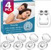 Anti Snore Stop Snoring Nose Clip Silicone Magnetic Sleep Tray Sleeping Aid Apnea Guard Night Device