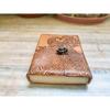 Peacock Embossed Handmade Leather Diary With Lock, Locked Journal, Writing Fancy Notebook, Medium Size Leather Notepad, Writers Paradise