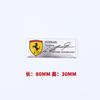 3D Aluminum Auto Badge Sticker Body Trunk Window Decoration Decal For Ferrari Farah Donkey Emblem Car Modification Accessories TG7