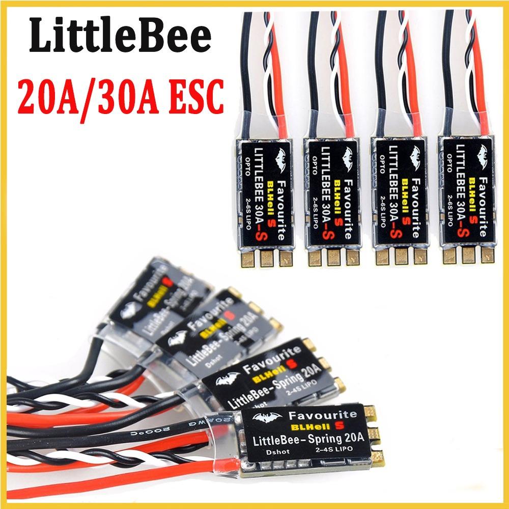 OneShot125 поддерживает Multishot DSHOT Brushless ESC BLHeli-s Little bee Spring Speed Controller