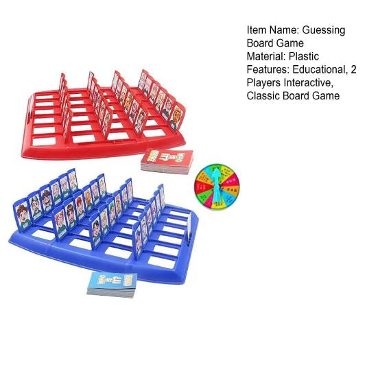 Кто это? Настольная игра для детей и взрослых, для семейного вечера, классическая игра на угадывание, портативная для путешествий