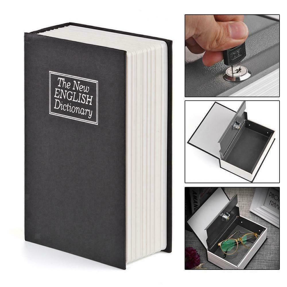 Key Safe Secret Stash Booksafe Safe Diversion Simulated Book Safe Dictionary Hollow Book Metal Box