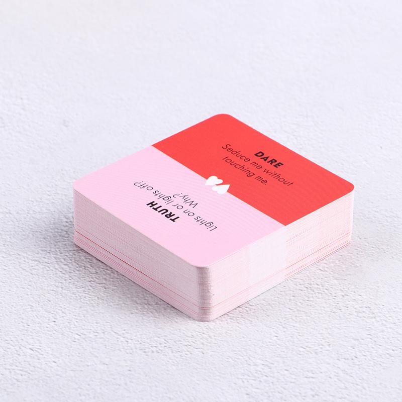 Mini Small Size Truth Or Dare For Couples Cards Games Lovers Board Game Supply