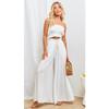 Women's Wide Leg Elastic Waist Wide Leg High Waist Long Women's Solid Color Pants