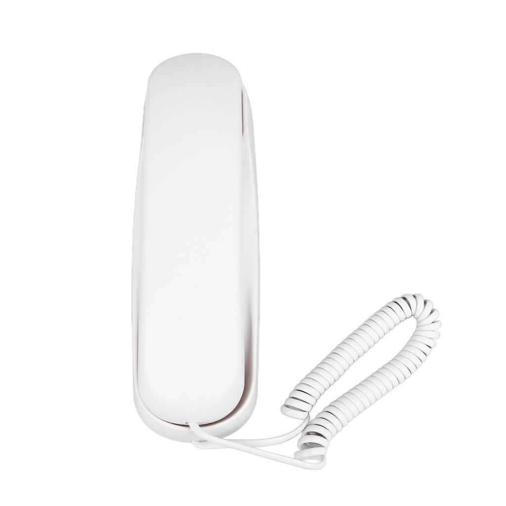 Wall Mountable Telephone Multifunctional Clear Sound Corded Landline Phone for Home Hotel Office