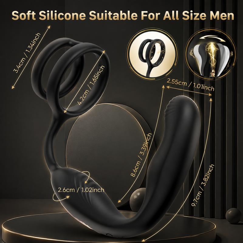 Prostate Massager Anal Vibrator Male Sex Toys for Men Gay Anal Plug Adult Toys Butt Plug for Women Remote 7 Wiggling Vibrating