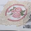 1Pcs For Dining Table Embroidery Craft Placemat European Style Lace Insulation Plate Mat Anti-Scald Coaster Table Pads