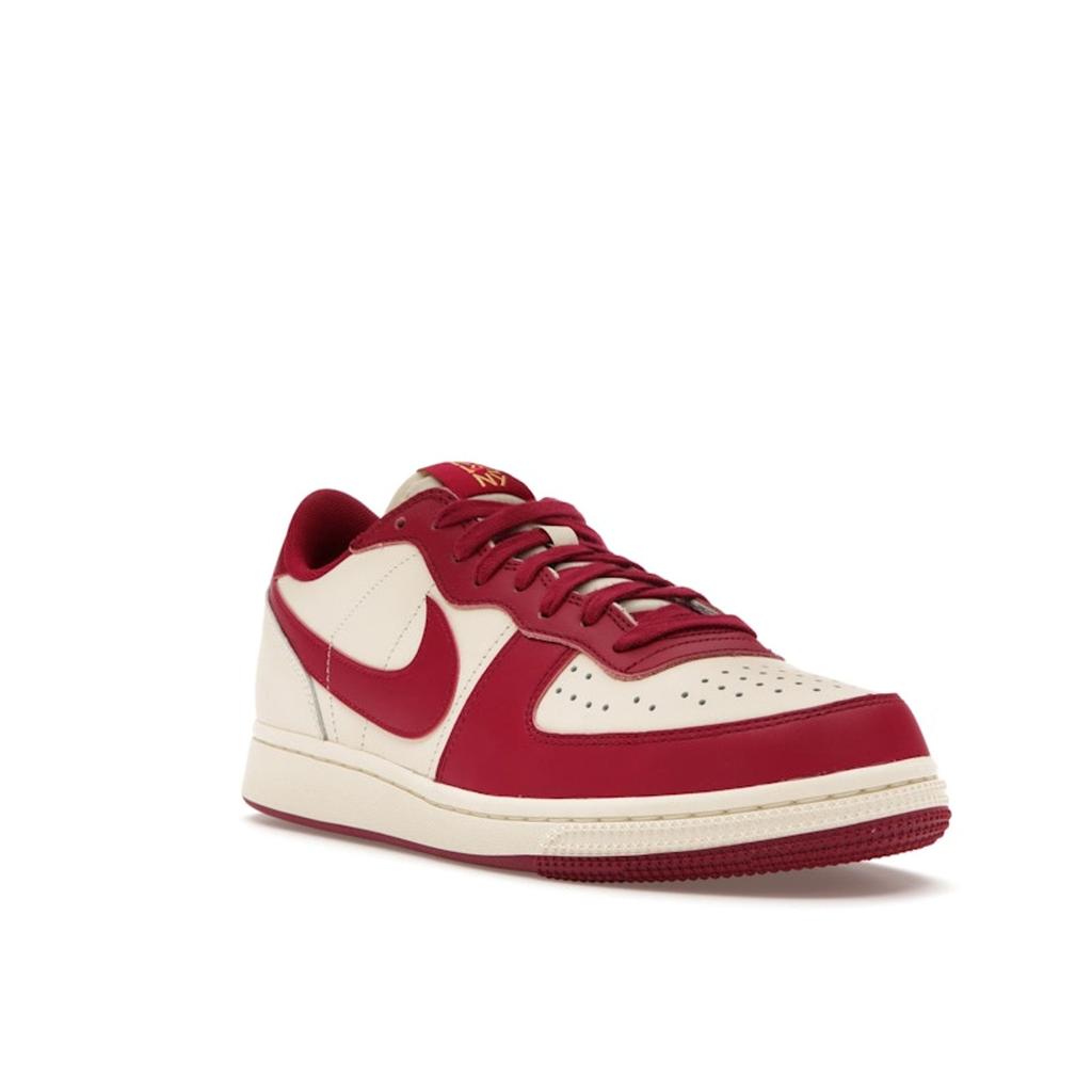 Nike Терминатор Лоу Нью-Йорк против. Мужские кроссовки NY Red Coconut-Milk Noble-Red FN6842-113