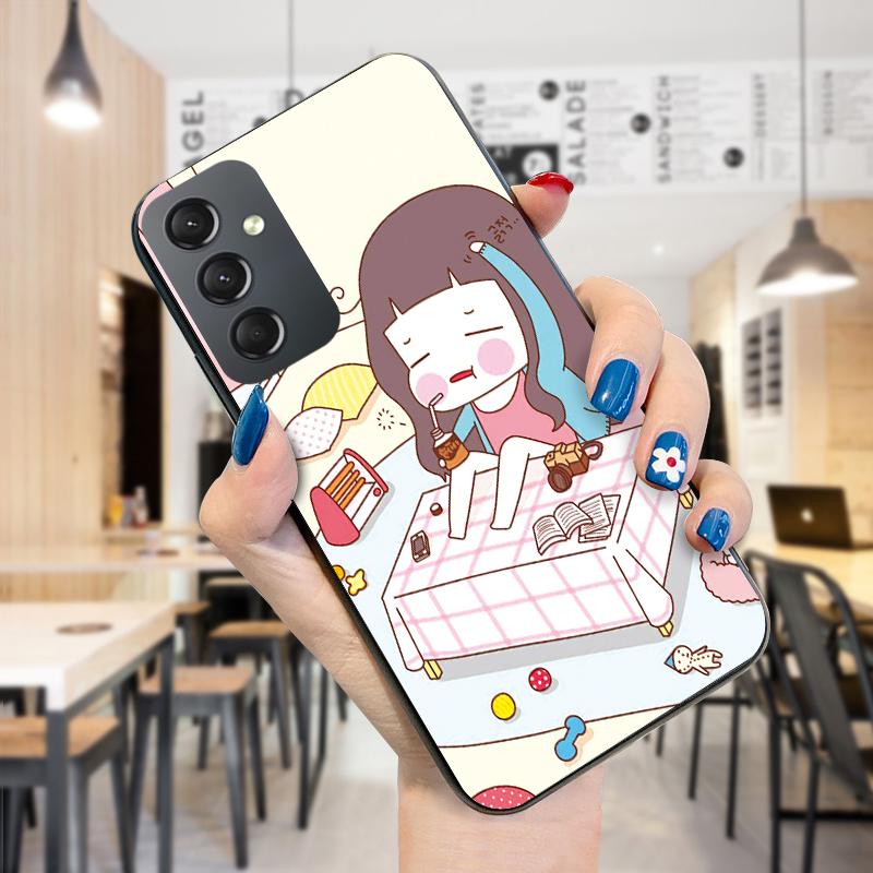 Чехол для телефона с рисунком, противоударный, мягкий силиконовый защитный чехол из ТПУ для телефона Samsung, чехол