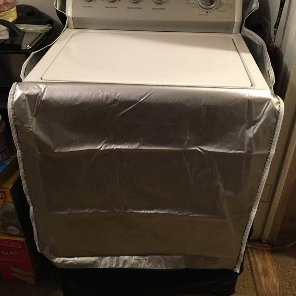 Dust-proof Washer Dryer Cover Waterproof Drying Machine Cover Washing Machine Cover Universal Fit