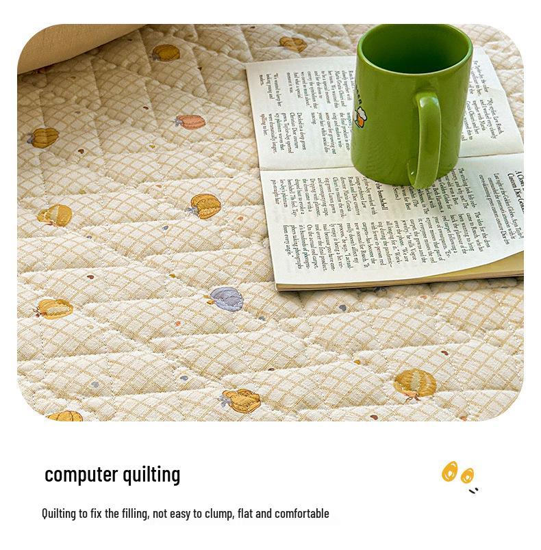 Ретро Стеганый Хлопковый Подогнанный Комплект Постельного Белья - 3 Предмета Издание 2025