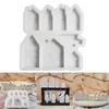 Convenient House Shape Silicone Mold Lovely Drawer House Ornament Crafting Mold For Home Decors And Creative Gift Making