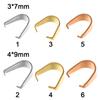 Components Pinch Bail Clasp Pendant Clips Buckle Charm Necklace Hook DIY Jewelry Connector