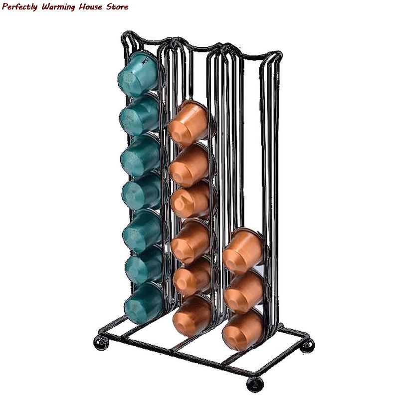 Подставка для кофейных капсул Tower Stand для держателя капсул для хранения 42 капсул Nespresso