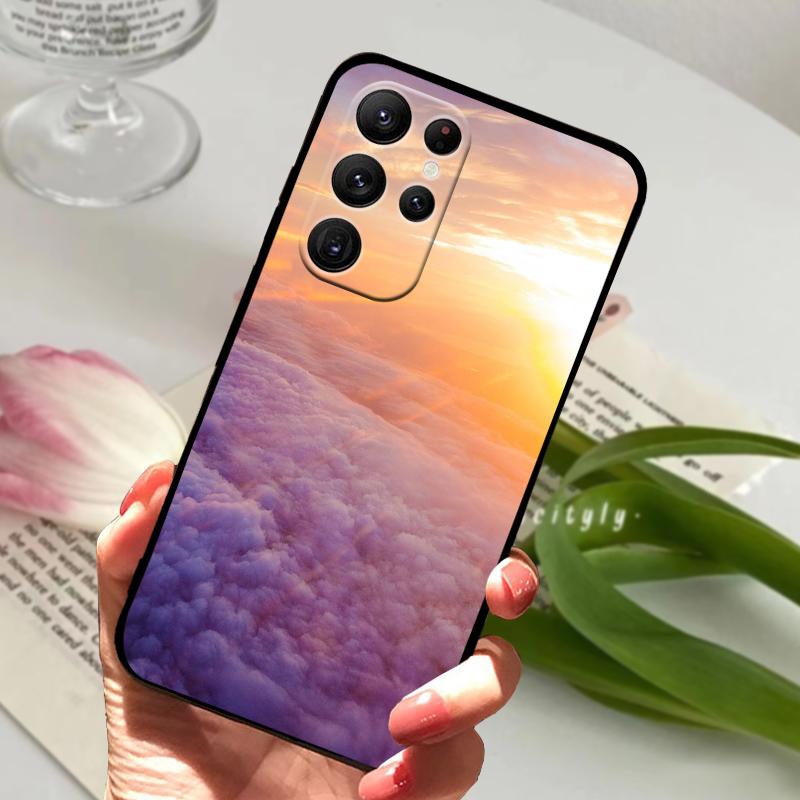 Для Samsung S25 Ultra Мягкий чехол S23 Ultra 5G Силиконовый ТПУ Задняя крышка телефона Для Samsung Galaxy S24 Ultra Милый Животный Бампер Чехол