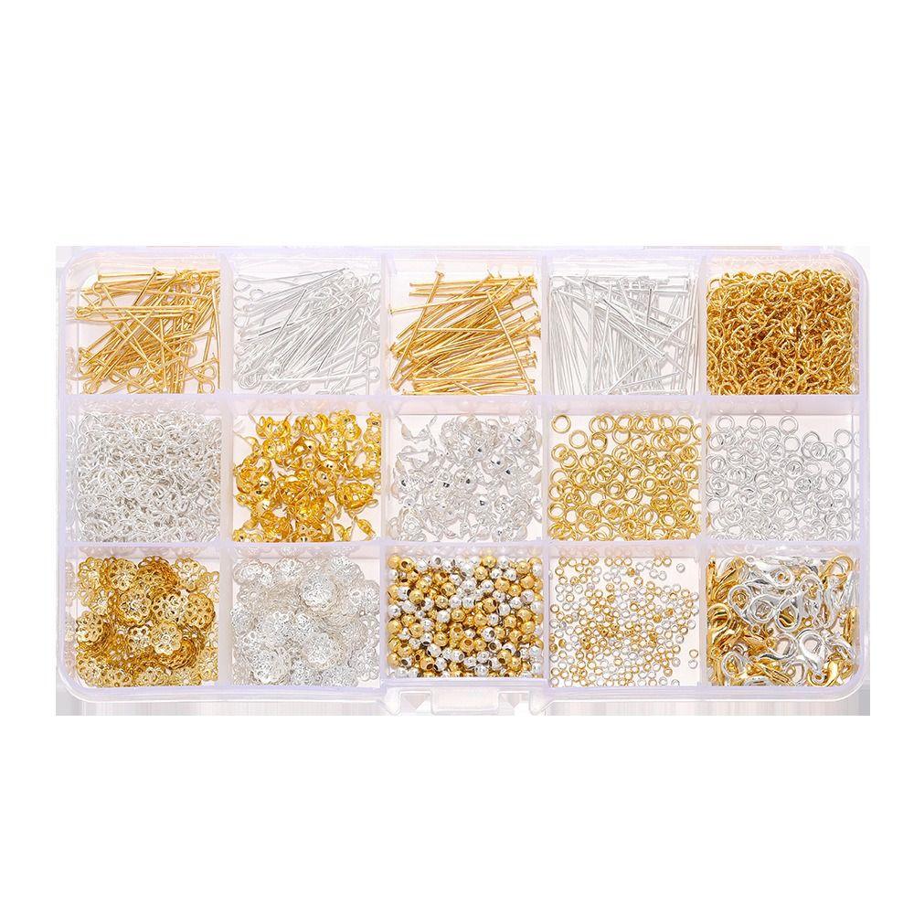 Lobster Clasps Jewelry Making Kit 15 Grids Bracelet Making Tools Earring Making Supplies