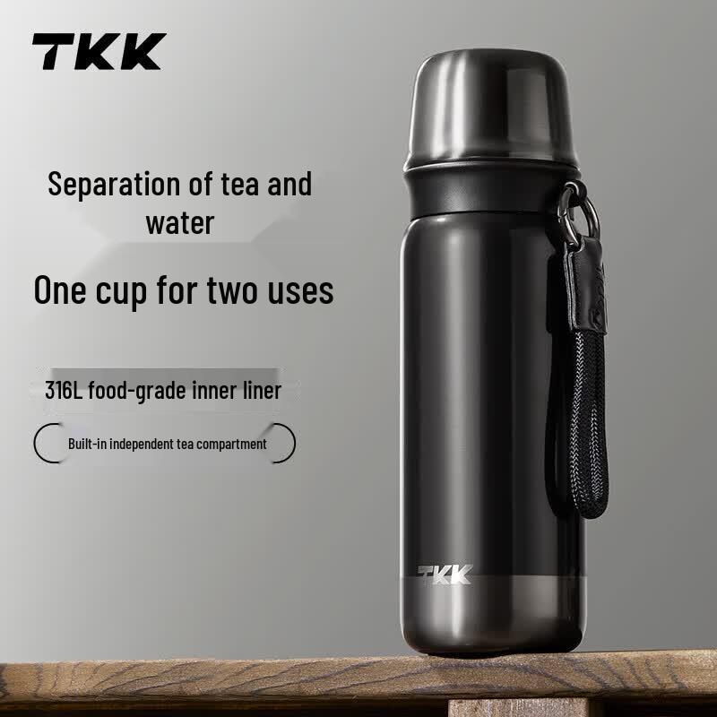 Термос-кружка для чая TKK 316L из нержавеющей стали с двойными стенками TKK-2037