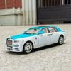 1:24 Rolls-Royce Phantom Alloy Models Car Toy Diecasts Metal Vehicles Simulation Sound Light Pull Back Function Toys Car A428