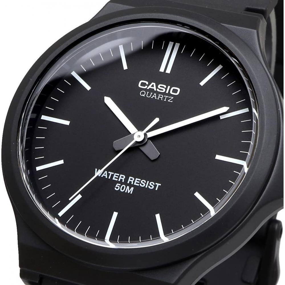 Casio Мужские аналоговые кварцевые часы Черные Mw 240 1ev