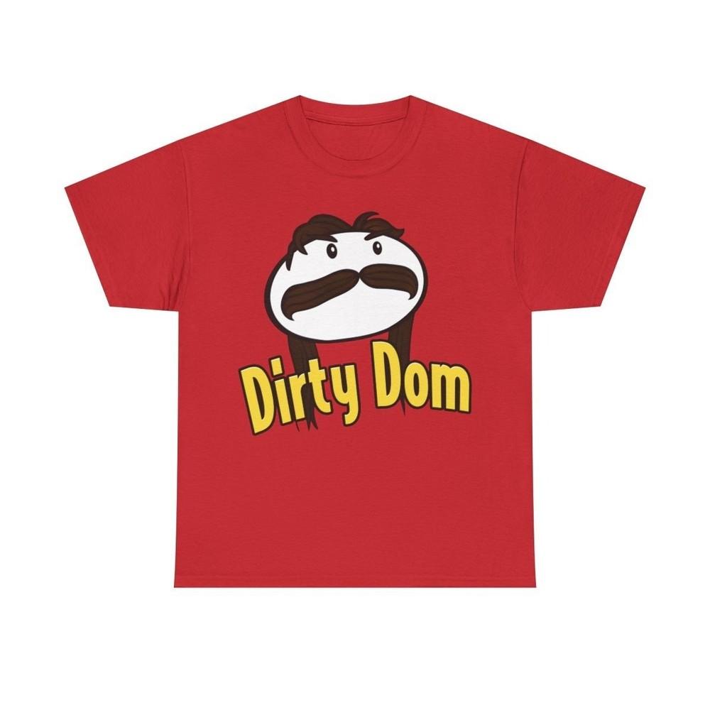 Футболка Dominik Mysterio “Dirty Dom” Красный Цвет 100% Хлопок Унисекс Футболка