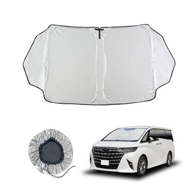 SEIWA IMP380 Складной солнцезащитный козырек для Toyota UV Передний Маленький Индивидуальный дизайн с титаново-серебристым покрытием Защита от УФ-лучей От света Жара Автомобильный тепловой удар Экстремальный автомобиль