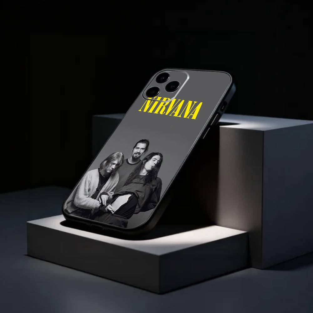 L-Lamentably Nirvana R-Rock Band Phone Case Silicone Soft For IPhone 17 16 15 14 13 12 11 X XR Plus Pro Max Plus