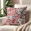 HHello Kawaii KKitty cushion cover For Pillow Printing Sofa Decoration Home Car Room Coffee Shop Office Nordic Simplicity