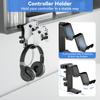 KDD 5-in-1 Desk Organizer with Rotating Headphone Stand, Detachable Controller Holder, Pen Holder, and Cup Holder - Desktop Storage for Cups, Phones,