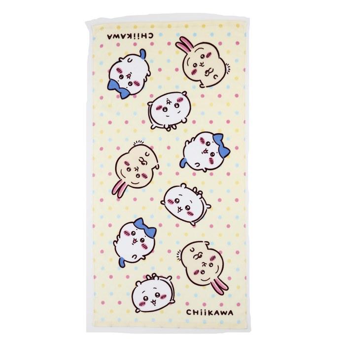 Marushin Bath Towel Chiikawa Anime Chiikawa Always Together School Entrance Goods, Kindergarten, Elementary School, Approx. 60x120cm