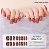 UV Semi-Cured 3D Gel Nail Stickers for 16 Fingers