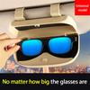 Magnetic Glasses Holder Car Sun Visor Glasses Case Organizer Glasses Storage Box Holder Visor Sunshade Car Holder For Glasses