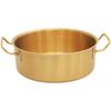 Commercial Gold Imitation Copper Pot Universal Soup Pot for Induction Cooker Stainless Steel Hotpot Hotpot Double Flavor Pots
