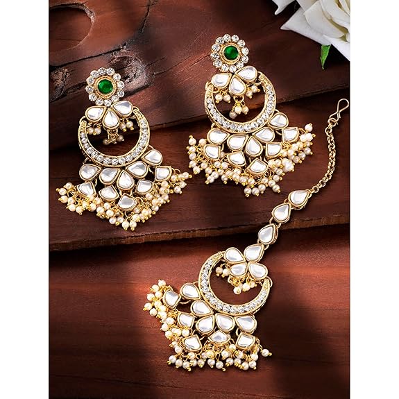 Кундан Традиционный Этнический Набор Украшений Подарок для Женщин