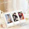 Acrylic Photo Frame Transparent Picture Frame Magnetic Photocard Holder Poster Display Stand Office Desktop Ornament Room Decor