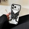 Безрамочный теплоотводящий мягкий чехол с рисунком бабочки для iPhone 13/14/15/16 Pro Max