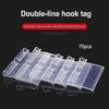 70 transparent plastic label holders, price tag holders, plastic shelf labels