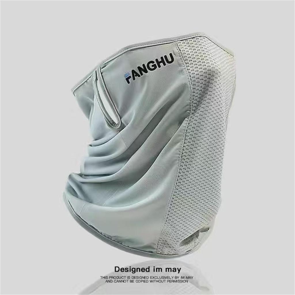 Summer Ear-hanging Anti-ultraviolet Sunscreen Mask Scarf Cycling Sunscreen Ice Silk Mask Face Mask Neck Scarf Breathable Seamles