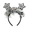 New Year European And American Headband Christmas New Year Gold And Five-Pointed Star Headband