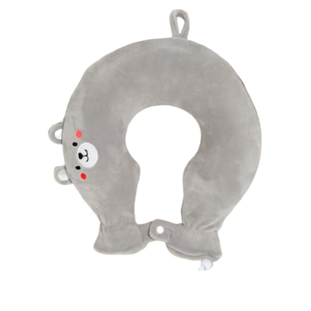 Cartoon U-shaped Hot Water Bag Detachable Anti-scalding Neck Warmer Comfortable Reusable Neck Support Warm Water Bag
