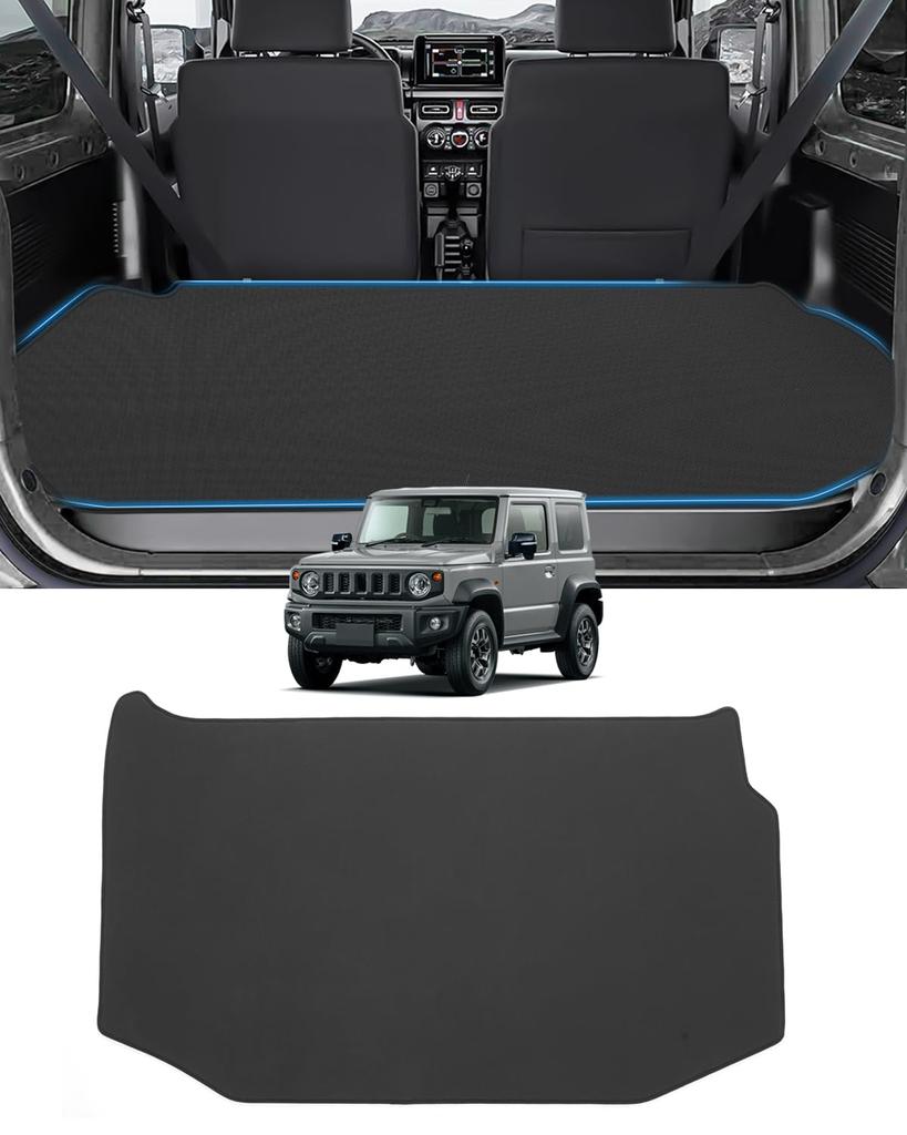 Mixsuper 2D Trunk Cargo Mat for Suzuki Jimny Jimny Sierra and Jimny JB64 Waterproof PVC Cargo Mat with Abrasion and Stain Easy Genuine 1 Piece JB64,